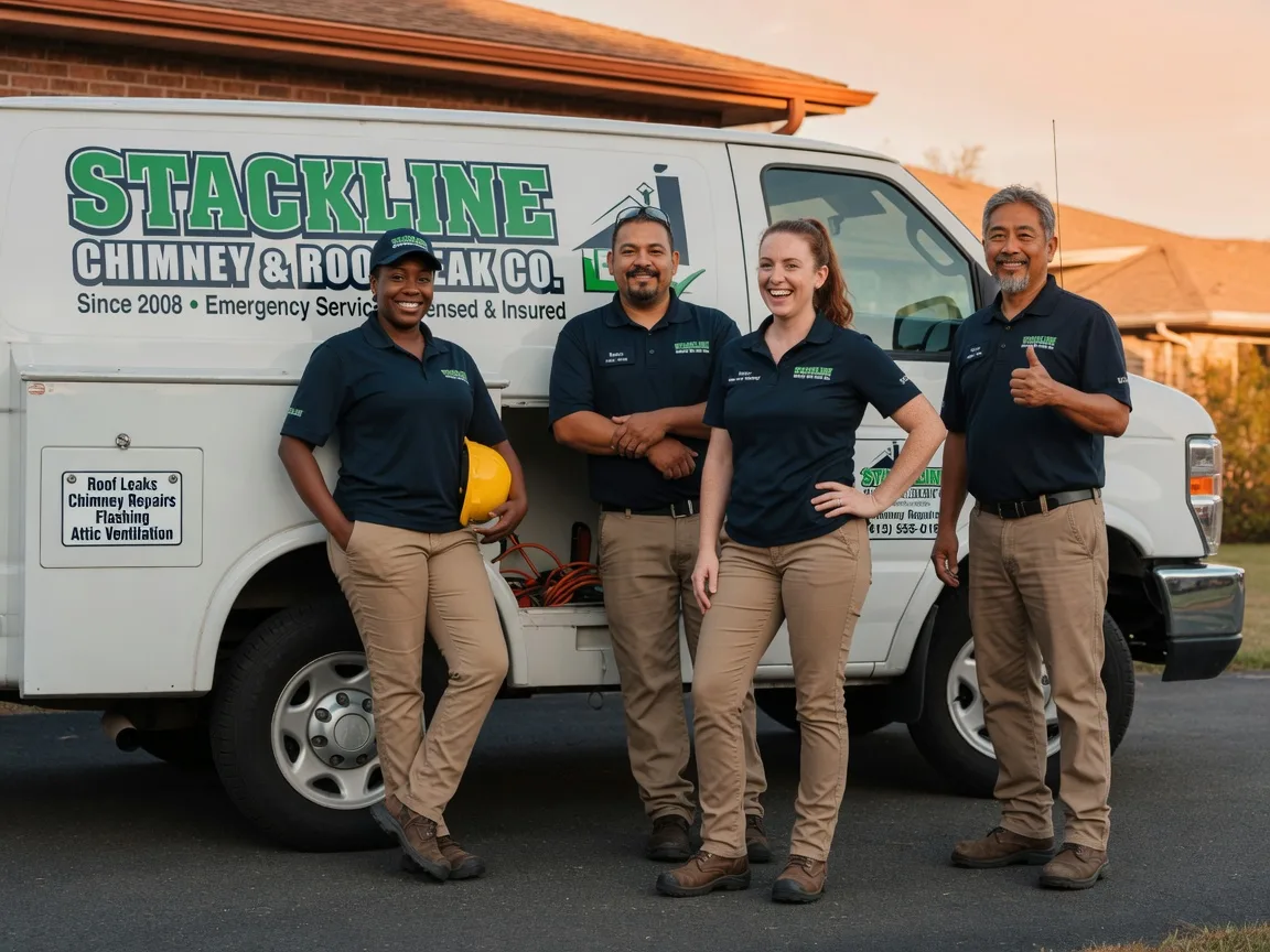 Chimney flashing repair company in Bayside, TX